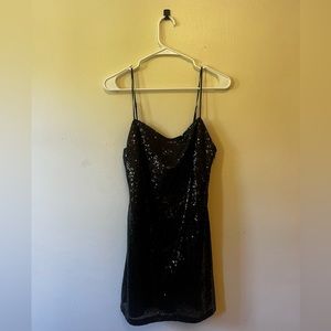 Women’s black going out dress